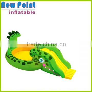 Green crocodile inflatable swimming pool toys , inflatable swimming pools for kids,kids inflatable swimming pool