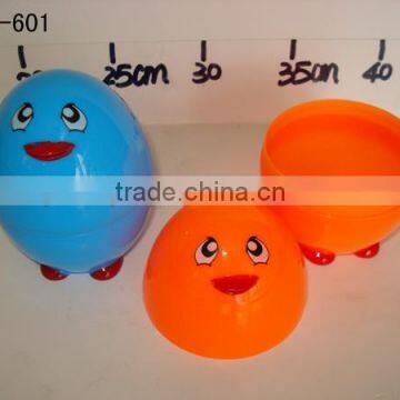 Plastic cartoon egg, ABS candy eggs, egg candy toys