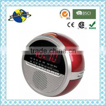 Top Selling LED Display USB Music Playback Alarm Clock Radio