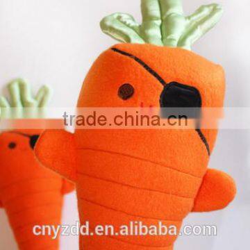 plush carrot toy/Novelty home decor plush carrot toys