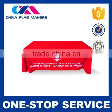 2015 Latest Customized Logo Double Layer Table Cloth