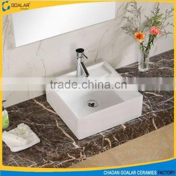 GA-2003 new model ceramic bathroom in-counter art basin