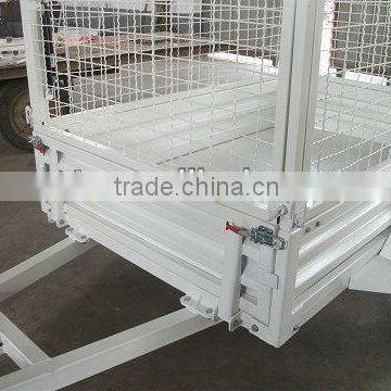 Powder coated multifunctional box trailer, caged trailer, garden trailer