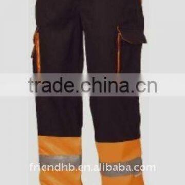 100% cotton reflective work trousers