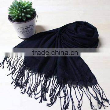 Fashionable voile pure color long scarf pashima scarf flag scarf                        
                                                Quality Choice