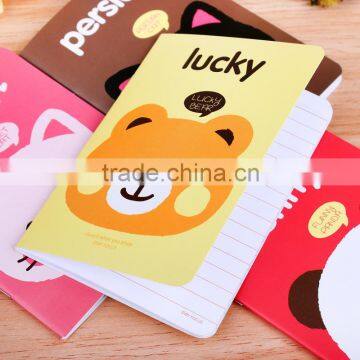 School notebook cute design notepad promotional gifts for kids /memo pad