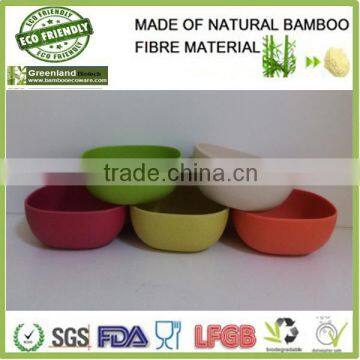 2016 snack bowl set, bamboo fibre colorful bowl,high quality bamboo cute bowl
