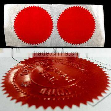 Common Seal Embossed Labels