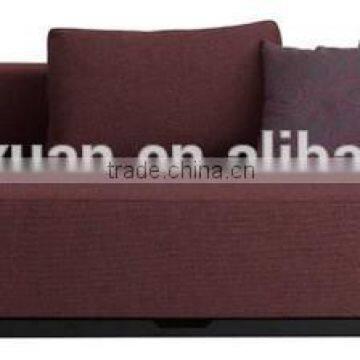 Maroon long coach hotel sofa XY3444