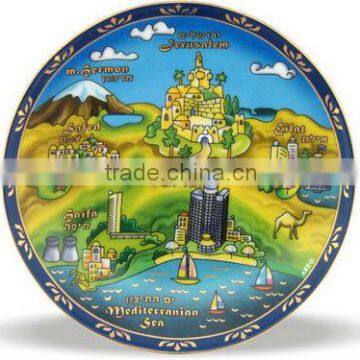 Embossed Custom Made Decorative Souvenir Plate