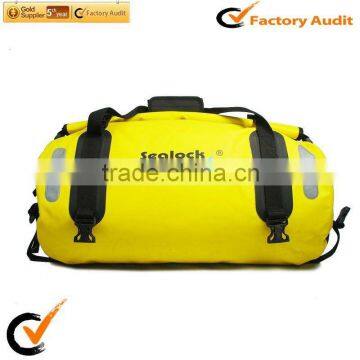 45L Yellow waterproof duffel bag for bike