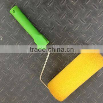 Semi-rough surface sponge paint roller brush