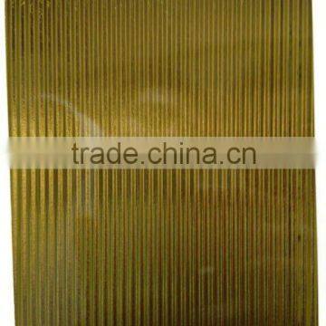 golden patterned mirror/color goldenfigured glass