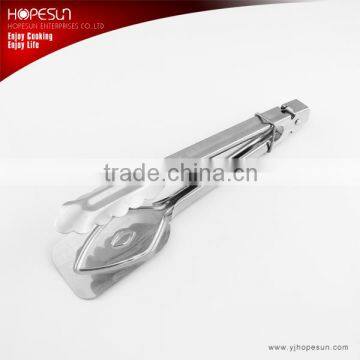 HS-FT084 High grade stainless steel kitchen tongs steel lifting tongs