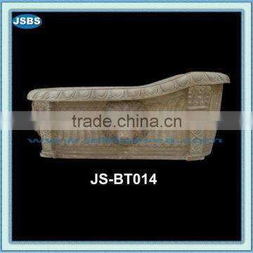 End Manufacture Wholesale Price Hand Carved Stone Bathtub