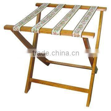 folding and wooden luggage racks