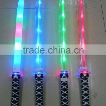 cosplay flashing LED light sword for kids playing