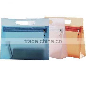 Forsted PVC handle cosmetic bag