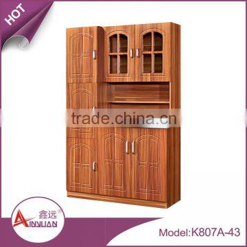 Chinese Simple Custom Short Kitchen Cabinet Mdf Wooden Kitchen Cupboard on Sale photo-5
