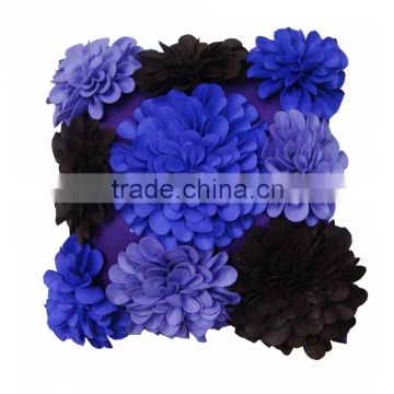 Spring fashion new products high quality die cut felt flower cushions