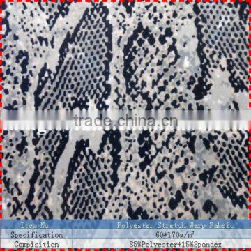 denier spandex polyester crepe fabric for garments