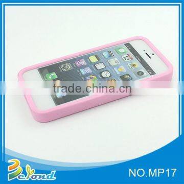 Eco-friendly game design silicone pink cartoon mobile phone cover