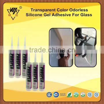 Transparent Color Odorless Silicone Gel Adhesive For Glass