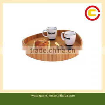 Large Casual Elegant Bamboo Serving Tray