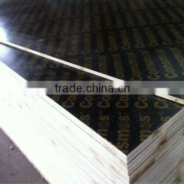 2015 hot sale durable and waterprood poplar core pine film faced plywood 18mm marine plywood for oman