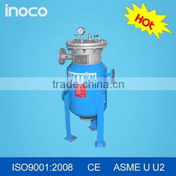 INOCO basket strainer with insulation jacket for water prefiltration