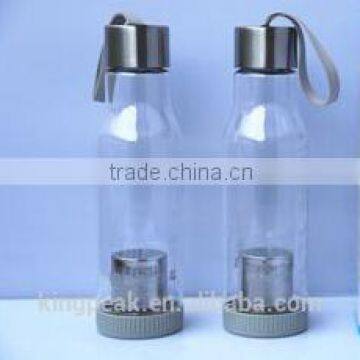 Plastic Fruit Infuser Water Bottle With Infusion/ BPA-Free Tritan Fruit Infuser Water Bottle/Shaker Bottle photo-2