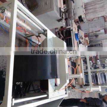 Plastic sheet extrusion machine line