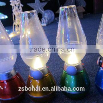 Creative led rechargeable table light kerosene lamps