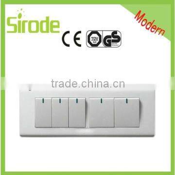 5 Gang Pushbutton Switch Sets