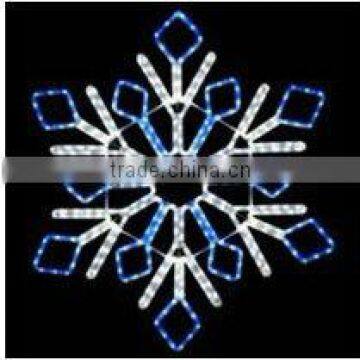 2D LED christmas Snowflake motif light 10% price off for 2016 promotion