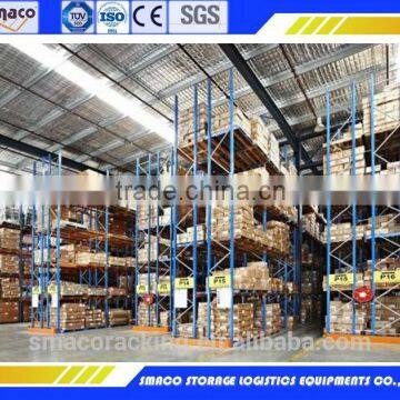 Top quality logistics warehouserack Very narrow aisle racking