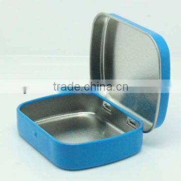 Bag shaped tin box of candy