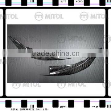 For Subaru WRX 2014- Carbon Fiber Car Headlight Eyelids Car Eyebrows photo-2