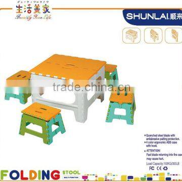 outdoor plastic portable folding tables with children