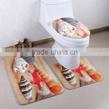 3D digital printing 3 pcs bathmat