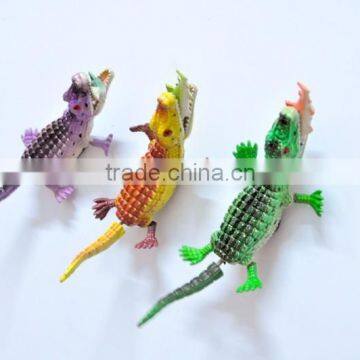 6 inch Plastic Crocodile Eat Fish Handmade Popular Fridge Magnet