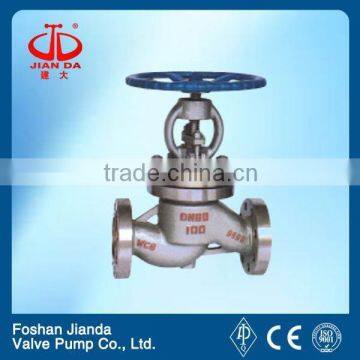 flange end DN80 WCB globe valve