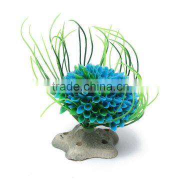 New 13.5x9x7cm Aquarium Artificial Aquatic Grass Plants Fish Tank Ornament Plant Decoration photo-3