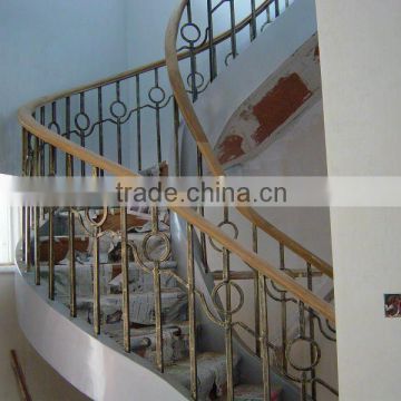 Top-selling wrought iron stair handrail, iron handrail