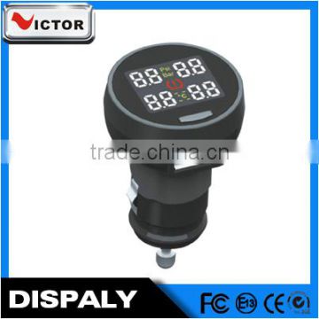 Easy installation tire gauge