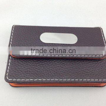 faux leather credit card holder case