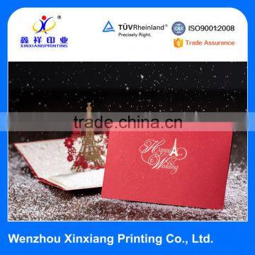 Personalized Custom-made 3D Pop up Wedding Invitation Cards