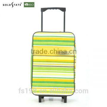 Hot new design high quality waterproof foldable luggage trolley bag