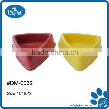 Triangle melamine pet bowl for sale