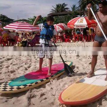 China Manufacturer Best Quality Sup Stand up Paddle Board Bamboo Epoxi for Water Sports photo-2
